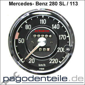 Tachometer 280 SL Pagode